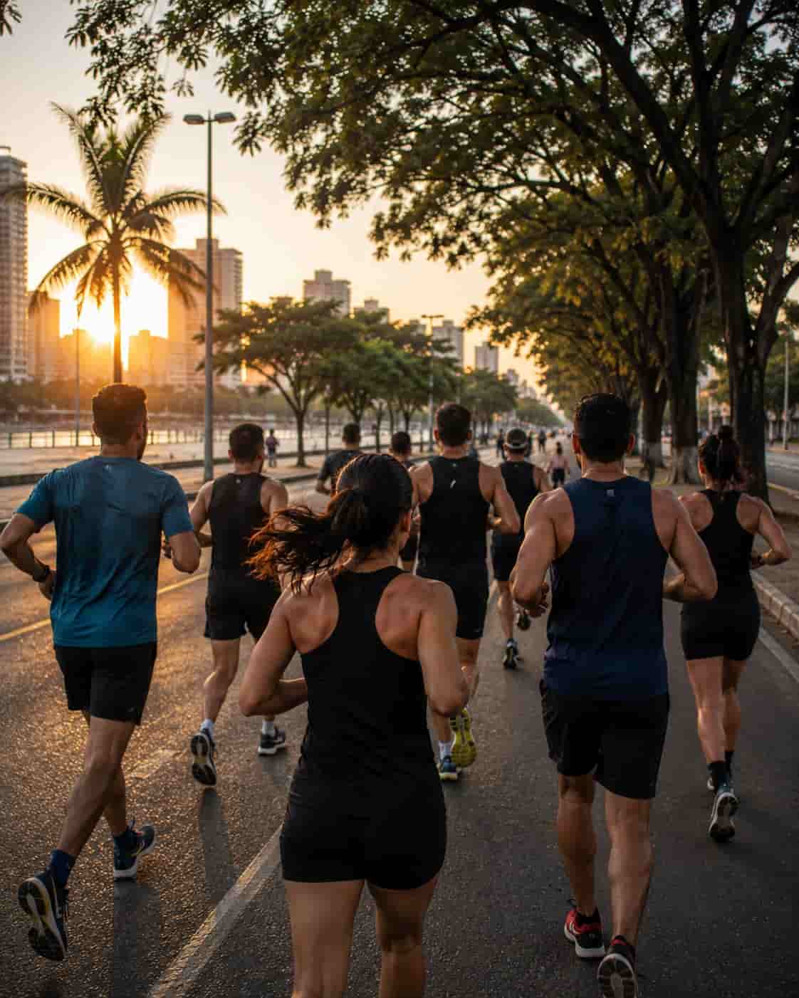 Grupo de corrida de rua
